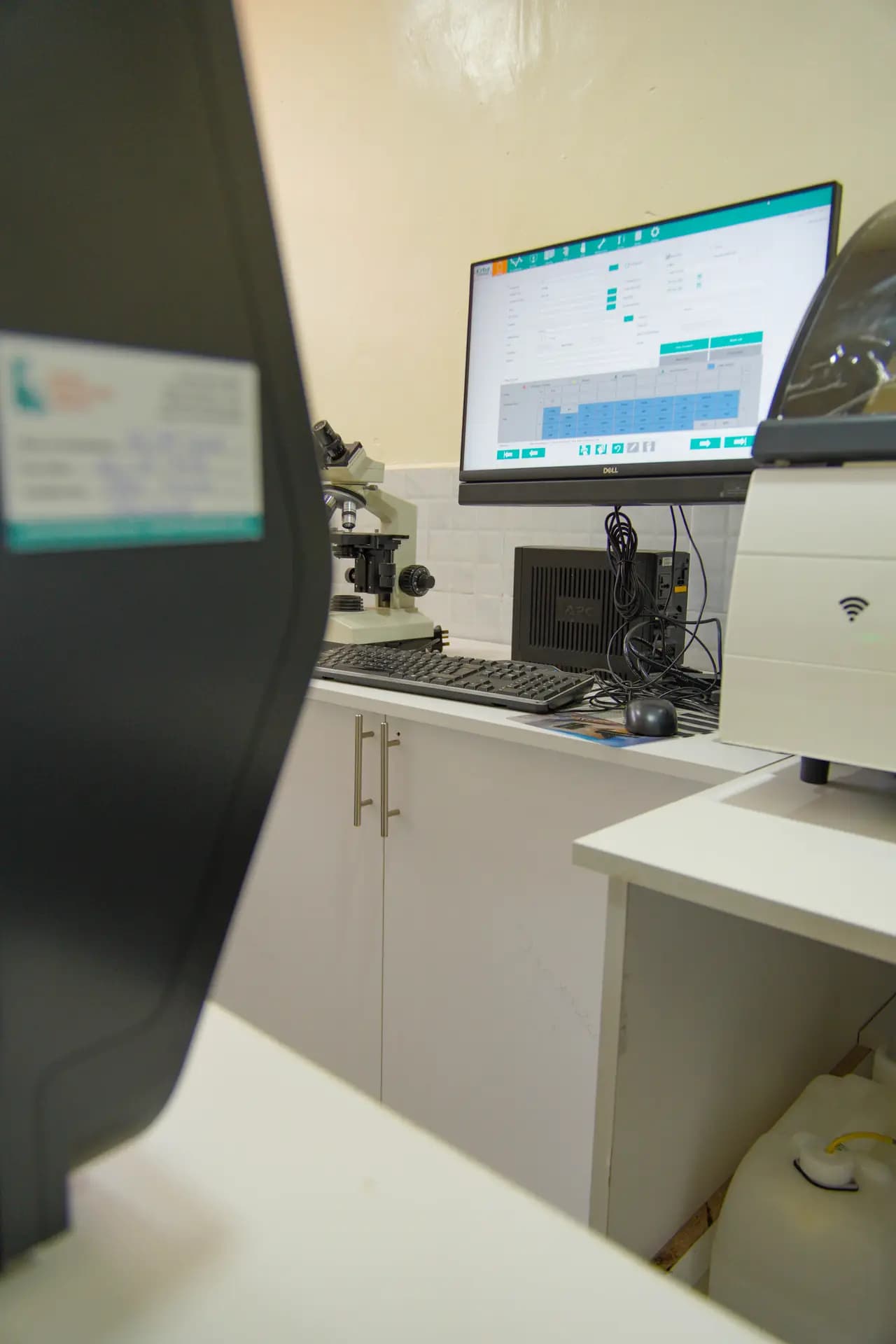 Laboratory and wellness monitoring equipment at ARS.