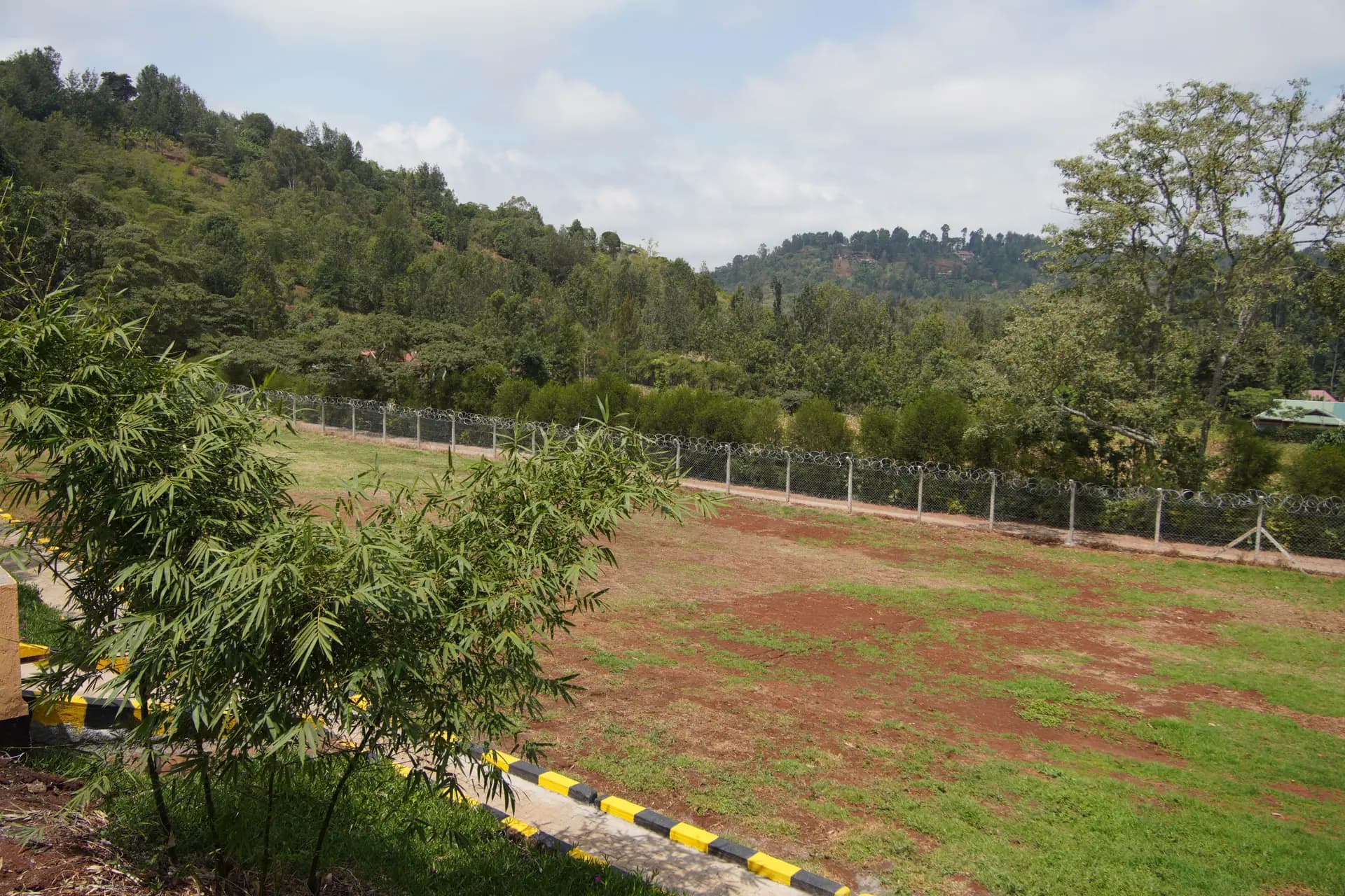 The quiet hillside and open grounds surrounding ARS in Nyeri County.